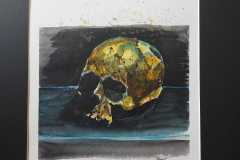 trepanierter Schädel (Larco Museum, Lima, Peru)