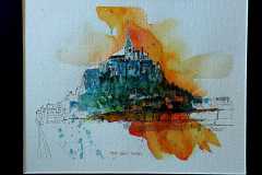 Mont Saint Michel, Normandiw, Frankreich