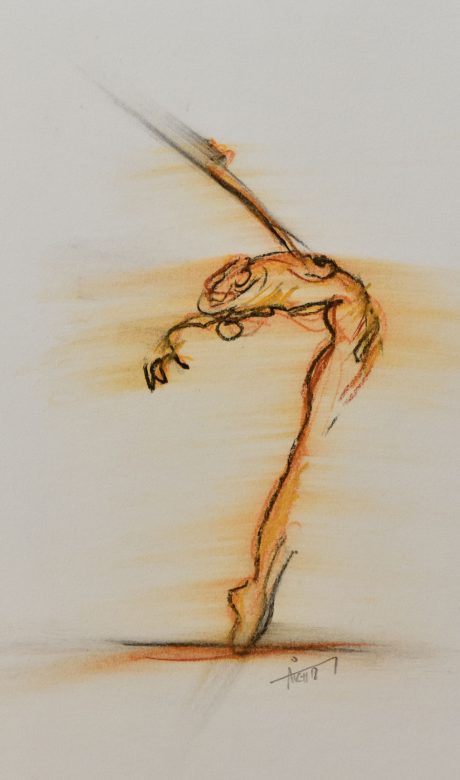 Bleistift Tanzstudie